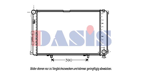 AKS DASIS Radiators, Motora dzesēšanas sistēma 120400N